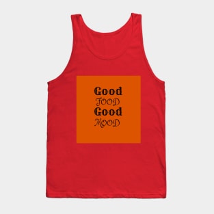 Good Food Orange Tank Top